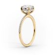 The Pave Kamellie Set With A 2 Carat Marquise Moissanite Online