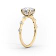 The Hidden Halo Penelope Set With A 3.5 Carat Marquise Moissanite Discount