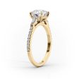 The Pave Liv Set With A 3 Carat Marquise Moissanite on Sale