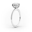 The Pave Kamellie Set With A 3 Carat Marquise Moissanite Discount