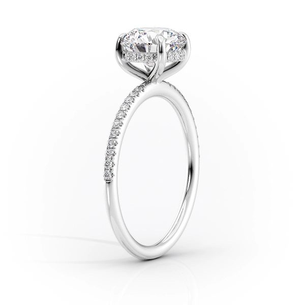 The Pave Kamellie Set With A 3 Carat Marquise Moissanite Discount