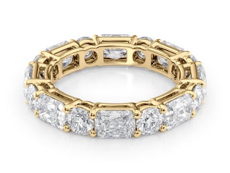 4.6ct Alternating Radiant and Round Basket Eternity Online now