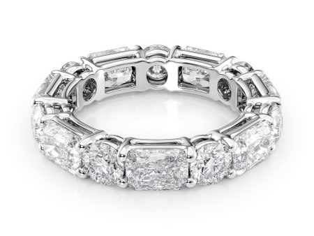 5.7ct Alternating Radiant and Round Basket Eternity Discount