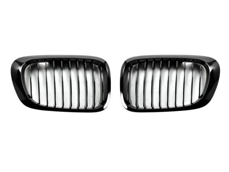 Autotecknic Grill BMW 3 Series E46 & E46 M3 (99-01) Stealth Black or Glazing Black Online Sale