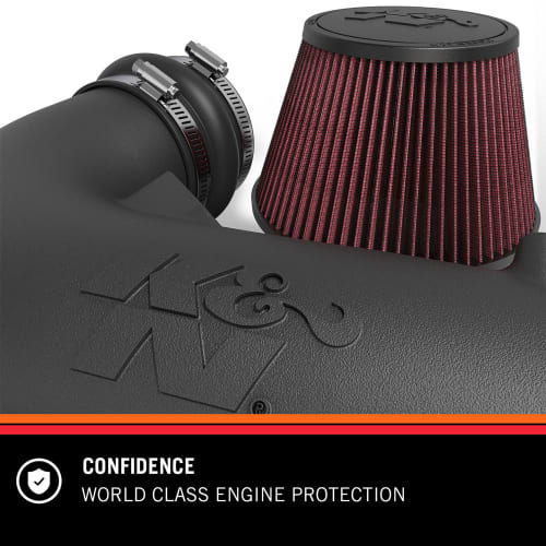 K&N Cold Air Intake Jeep Grand Cherokee 4.0L L6 (1993-1998) [57 Series FIPK w  Heat Shield] 57-1520 Cheap