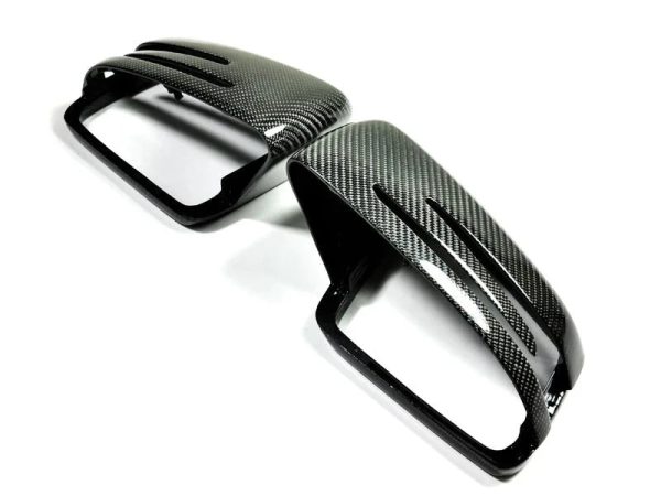 Autotecknic Replacement Mirror Covers Mercedes S-Class W221 Sedan (10-13) Carbon Fiber For Sale