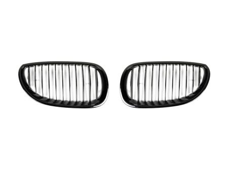 Autotecknic Replacement Grill BMW 5 Series (04-07) M5 (06-07) E60 - Glazing or Stealth Black Supply