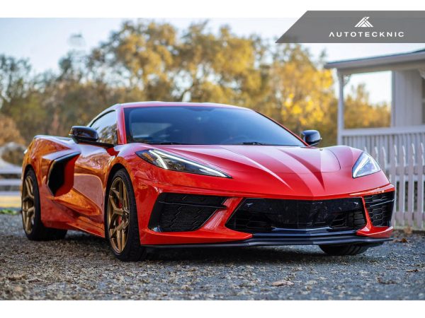 Autotecknic Front Aero Lip Corvette C8 (20-23) Dry Carbon Fiber Competition For Cheap