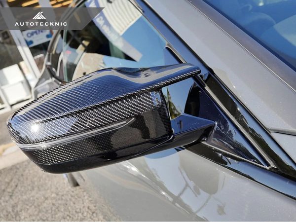 Autotecknic Mirror Covers BMW 4 Series G22 (18-21) [G8X Style M-Inspired] Carbon Fiber For Cheap